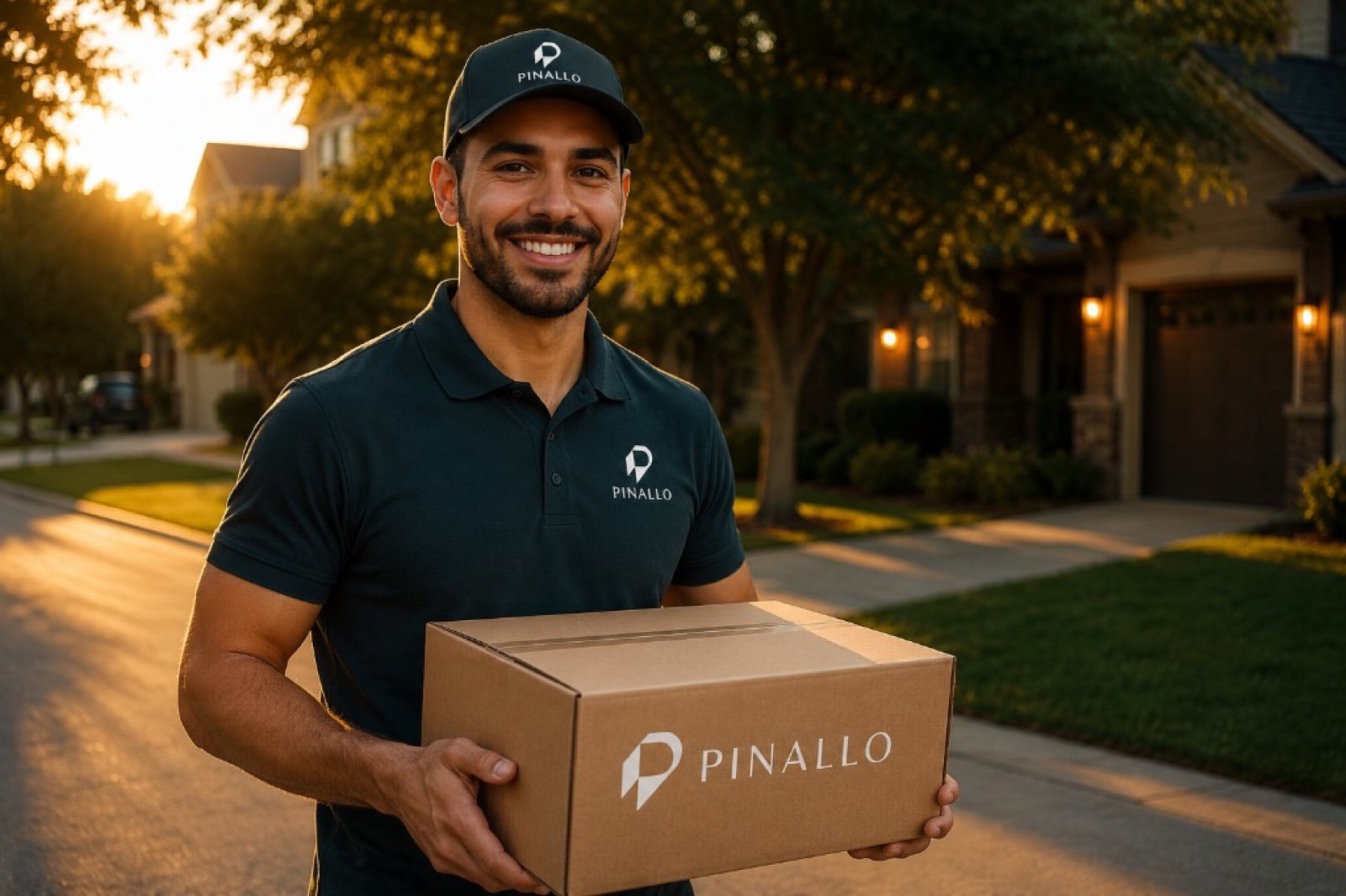 Pinallo courier delivering printed author copies